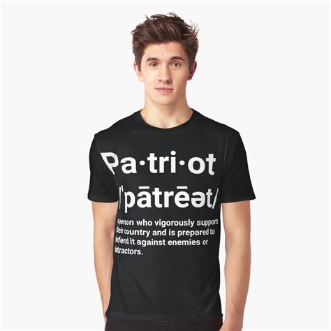 "Patriot Definition " T-shirt by enomai | Redbubble