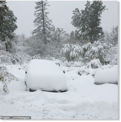 Up To 16 Inches Of Early Snow Fierce Gales Pounding Surf Slap