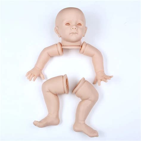 60cm Big Size Soft Silicone Reborn Baby Toys Doll Kits Diy Accessory