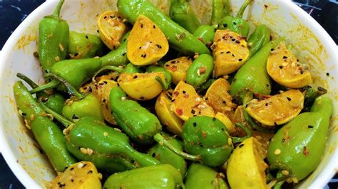 🔴lemon Green Chilli Pickle Recipe I Punjabi Style Nimbu Hari Mirch Ka Achar Recipe Cook With