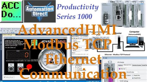 Productivity 1000 Series Plc Advancedhmi Modbus Tcp Youtube