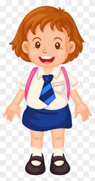 Download Animation Schools, School Uniform Girls, Starting School ...