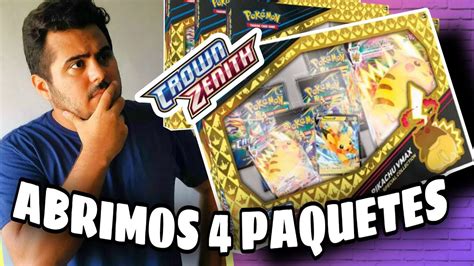 UNBOXING CROWN ZENITH PIKACHU SPECIAL COLLECTION ABRIENDO CROWN ZENIT