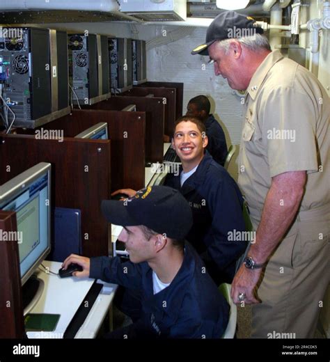 Us Navy Sailors Aboard The Amphibious Transport Dock Uss San Antonio