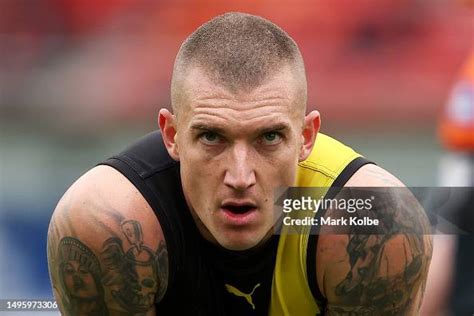 Dustin Martin Of The Tigers Looks On During The Round 12 Afl Match