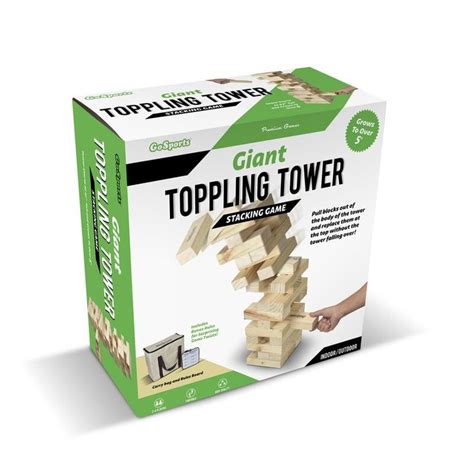 Giant Ft Toppling Tower Game Set Giant Stacking Game Tower Games