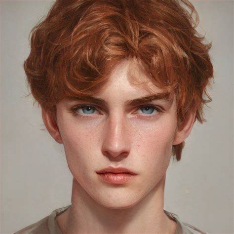 Artbreeder Red Hair Boy Character Portraits Ginger Boy