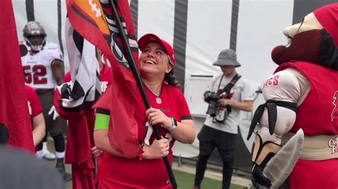 Welsh Bucs' fan lives out the dream of being a flag runner