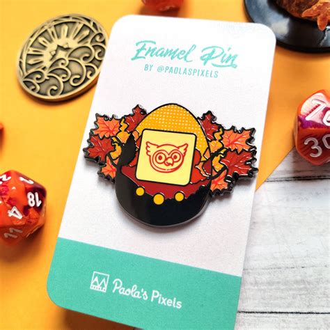 Owlbear Tamagotchi Pin Paolas Pixels