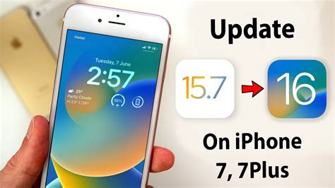 Update Ios 157 To Ios 16🔥🔥 Install Ios 16 On Iphone 7 And 7 Plus