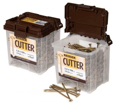 Reisser Cutter Woodscrews Countersunk Pozi Tubs