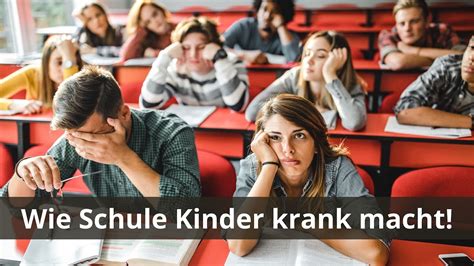 Wie Schule Kinder Krank Macht Spannendes Gespr Ch Mit Dem J Hrigen