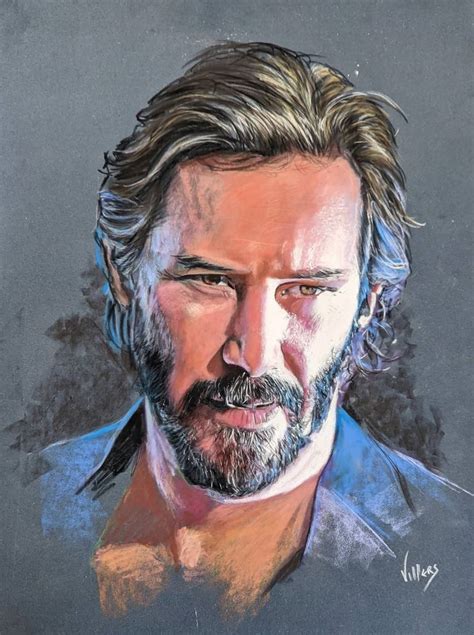 Keanu Reeves Drawing By Thierry Villers Saatchi Art