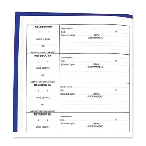 Livro Protocolo Correspond 1 4 100 Folhas Tamoio Parcelamento Sem Juros