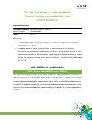 U Solucion Caso A Pdf Taller De Portafolios Profesional Unidad