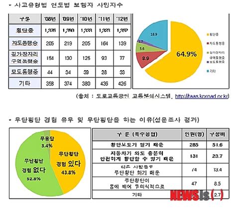 보행중 교통사고 사망 10만명당 41명 Oecd 최하위 모바일 Jtbc뉴스