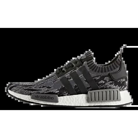 Adidas Nmd R Primeknit Glitch Camo Black Grey Where To Buy Bz