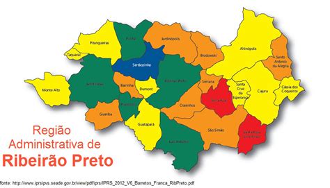 Mapa De Ribeirão Preto E Cidades Vizinhas LIBRAIN