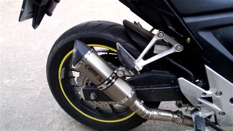 Cb500f Exhaust Sound เสียงท่อ Cb500f Youtube