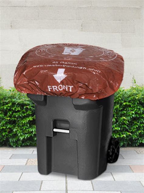 Trash Smell Buster Trash Can Cover Odor Eliminating Bag With Elastic