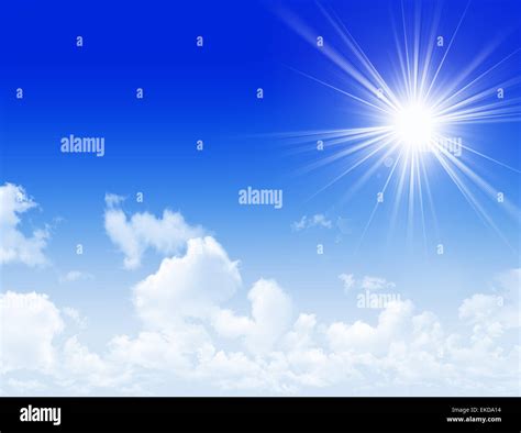 sunny sky background Stock Photo - Alamy