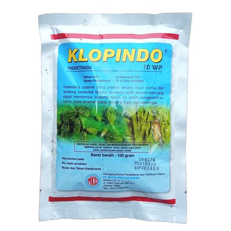 Jual Klopindo Wp Gram Mkd Insektisida Shopee Indonesia