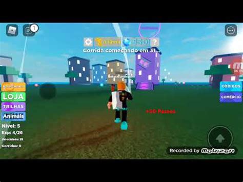 FIQUEI SUPER RÁPIDO E VIREI UM CORREDOR NO ROBLOX LEGENDS OF SPEED