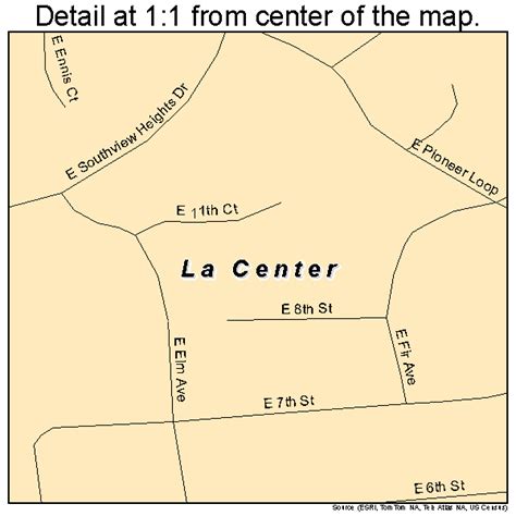 La Center Washington Street Map 5336710