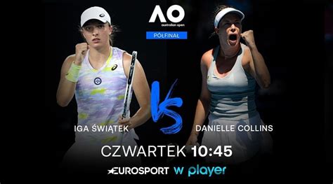 Iga Świątek w półfinale Australian Open Transmisja meczu w Eurosporcie