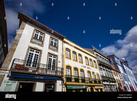 Portugal Azores Terceira Island Angra Do Heroismo Rua Direita