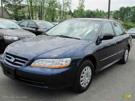 2002 Eternal Blue Pearl Honda Accord Vp Sedan 31145654