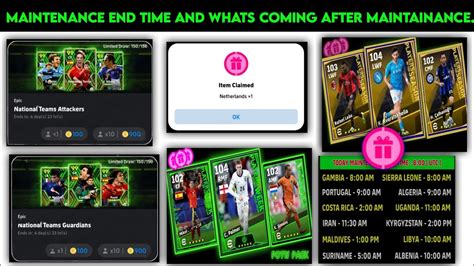 Today Maintenance End Time In EFootball 2024 Pes Server Maintenance