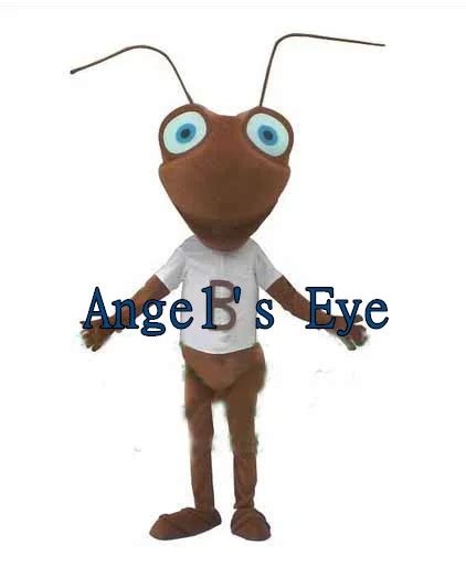 Good Quality Adult Brown Ant Mascot Costume Cartoon Character Ant