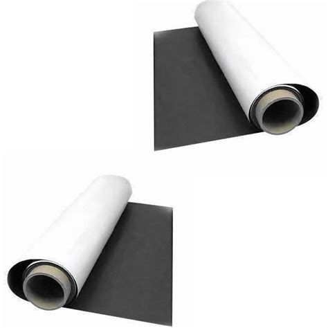 Extra Wide Magnetic White Vinyl Rolls Magnets By Hsmag