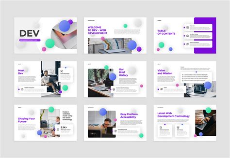 The Web Development Presentation Powerpoint Template For 21