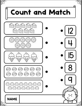 Match Numbers Worksheet