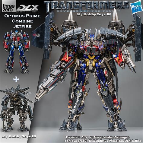 Jual 100 ORI Threezero DLX Robot Trans Formers Jet Power Optimus