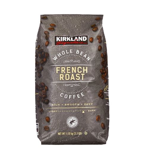 Kirkland Signature French Roast Whole Bean Coffee Dark Caffeinated