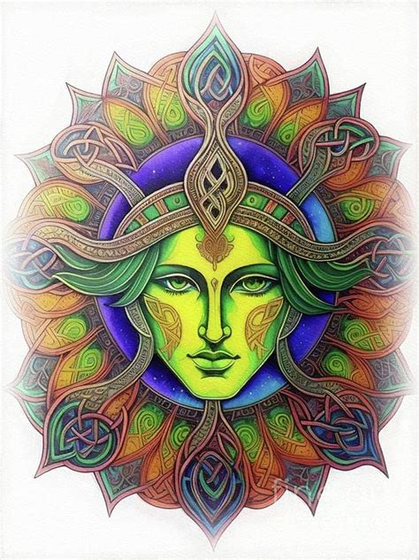 Esoterica Art On Twitter New Artwork For Sale Green Woman