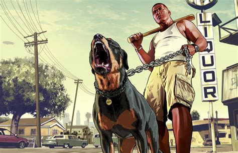 GTA 5 Franklin and his dog Chop Blank Template - Imgflip