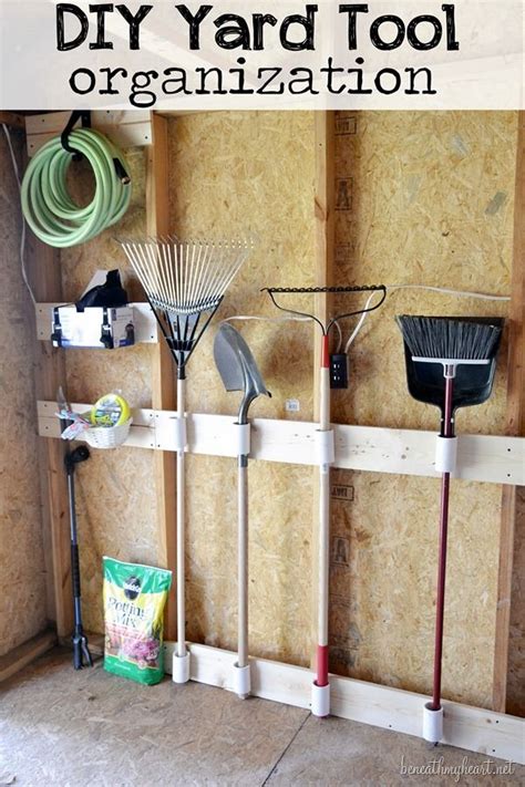 Diy Yard Tool Organization M Diy Shed Organization Shed Storage