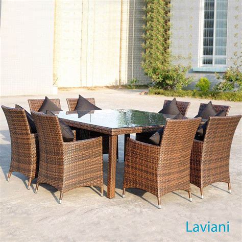 Обеденный комплект из ротанга V-205 купить в интернет-магазине Laviani