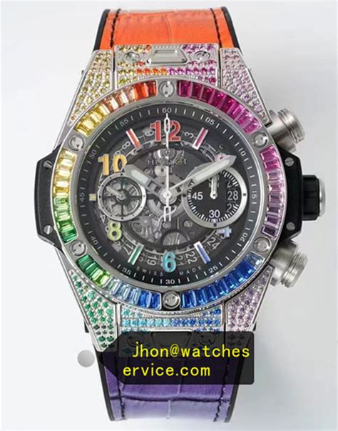 Titanium Rainbow Hublot Big Bang Unico Mm Best Clone Watch