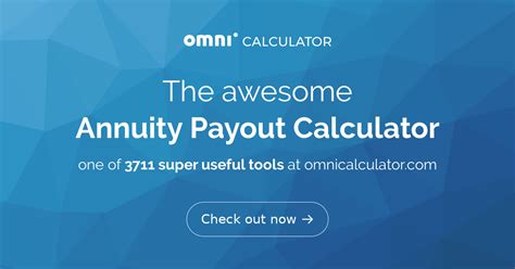 Annuity Payout Calculator