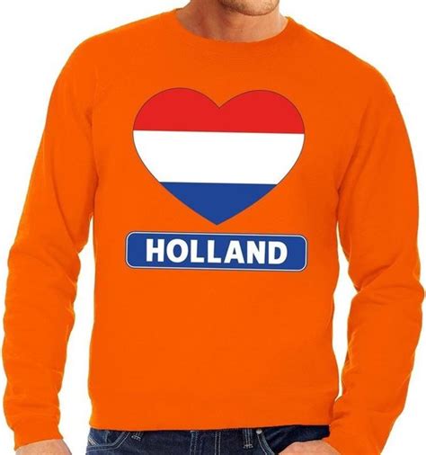 Oranje Holland Hart Vlag Sweater Volwassenen Xl Bol