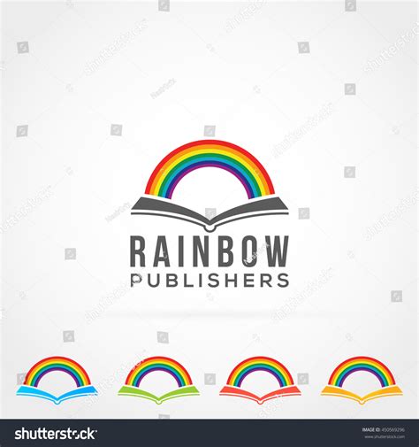 Rainbow Book Logo Stock Vector (Royalty Free) 450569296 | Shutterstock