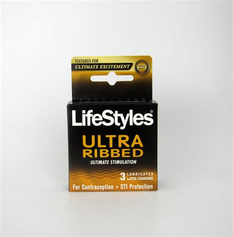 LifeStyles Ultra Ribbed Condoms, 3 count – CondomMan.com