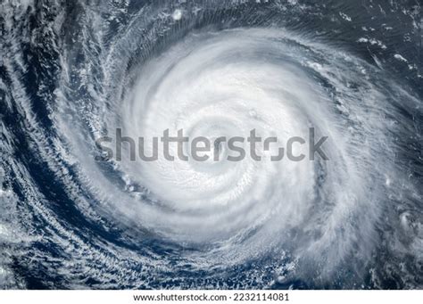 Super Typhoon Tropical Storm Cyclone Hurricane Stock Photo