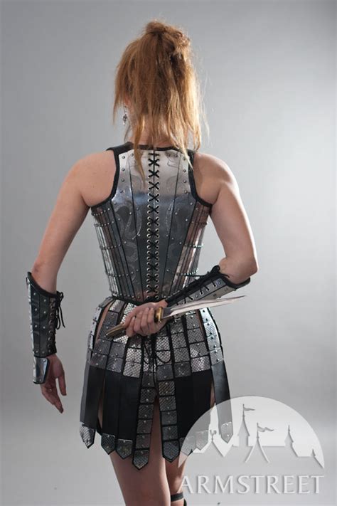 Lady Warrior Corset Armor For Sale Available In Brass Stainless