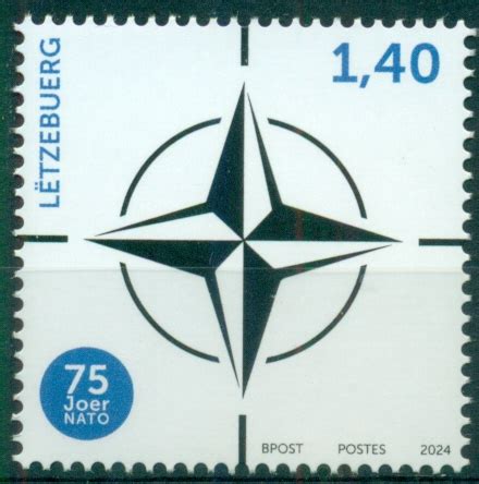 Postzegels Luxemburg Uitgave 2024 Zegel 75 Jahre Nato